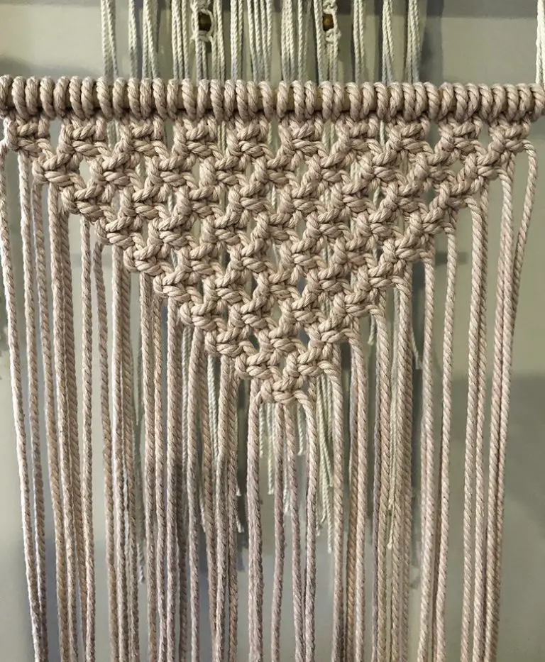 How to Make a Simple Macrame Wall Hanging with Beads MacraMade