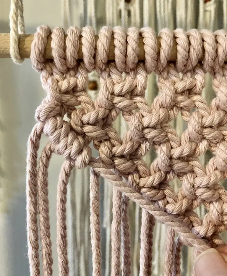 How to Make a Simple Macrame Wall Hanging with Beads MacraMade