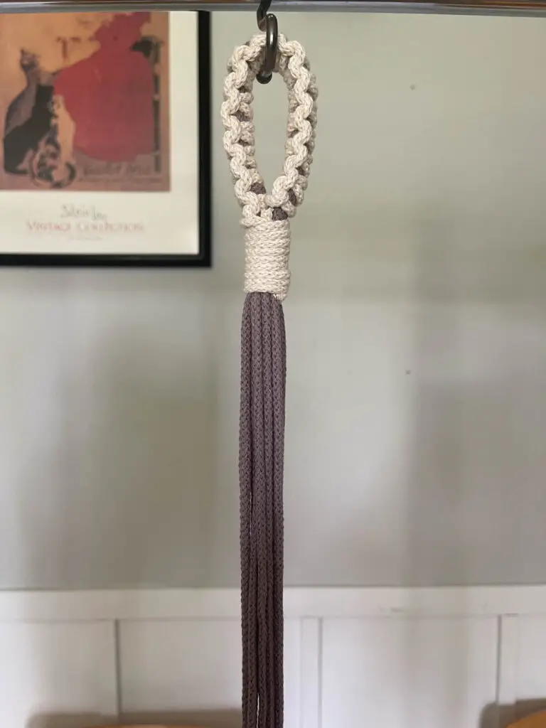 plant hanger project hanging on a hook